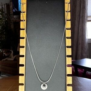 VINTAGE Lia Sophia Silver Necklace